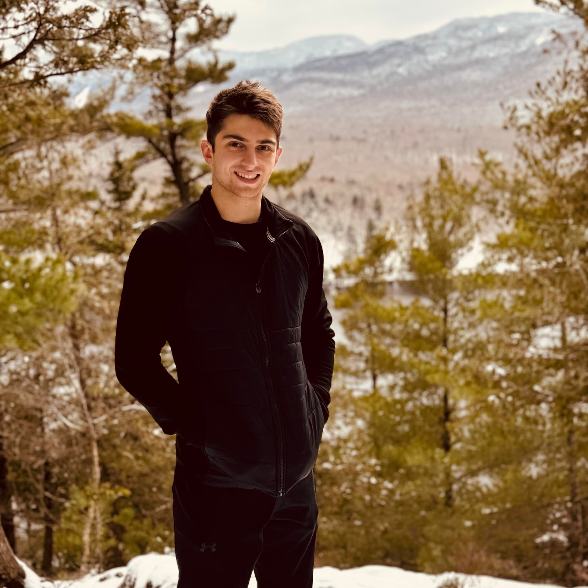 Lambert, fondateur de Vitryne, en montagne